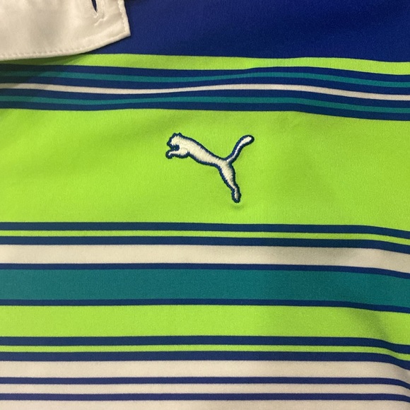 Puma Performance Polo Golf Shirt Size Large - Picture 4 of 10